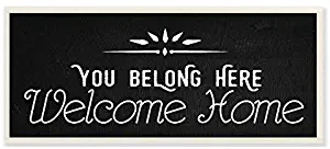 weewen You Belong Here Welcome Home Art 7 X 17 Sign Decorative Sign Home Wooden Sign Plaque