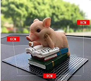 Figurines & Miniatures - Lovely Piglet Pieces of Imitation Pig Household Decoration Birthday Gift Inspirational Gift Carrying Brick Crafts Statue Home - by GTIN - 1 Pcs