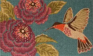 Hummingbird Delight 17"x29" Coir with Vinyl Backing Doormat