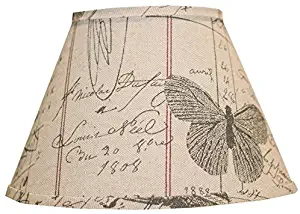 AHS Lighting SD1378-16WF Antique Ledger Fossil Flare Lamp Shade with Washer, 16"