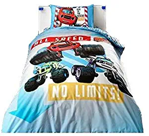 wellstil Blaze%100 Cotton Boy's Kid's Duvet/Quilt Cover Set Single/Twin Size Kids Bedding