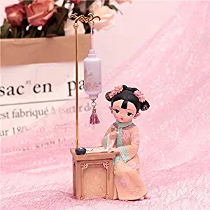 LKXZYX Statue Ornament for Home Gift handicrafts Furniture Decoration Creative Gifts, Court, Girl Ornaments, Playing Chess, Dolls
