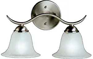 Kichler 6322NI Dover Bath 2-Light, Brushed Nickel