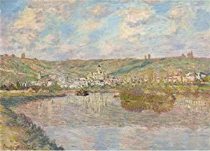 The High Quality Polyster Canvas Of Oil Painting 'Claude Monet - Late Afrternoon, Vetheuil, 1880' ,size: 18x25 Inch / 46x64 Cm ,this High Quality Art Decorative Canvas Prints Is Fit For Wall Art Gallery Art And Home Artwork And Gifts