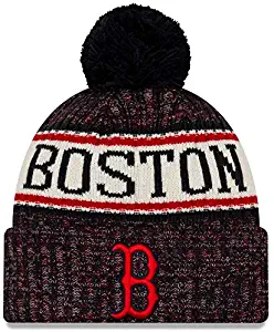 New Era Boston Red Sox 2019 Sideline Home Pom Sport Knit Hat