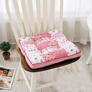 Thicken cotton Chair pad elasticity Upholstery Seat cushion Office cushio Tatami Seat cushion Chair Seat cushion Kawaii pink