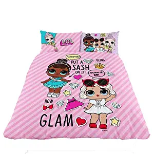 LOL Surprise Glam Double Duvet Set (DP1-LOL-GLM-08)-78.5 x 78.5 inch