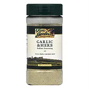 Olive Garden Garlic & Herb Italian Seasoning, 4.5 Ounce