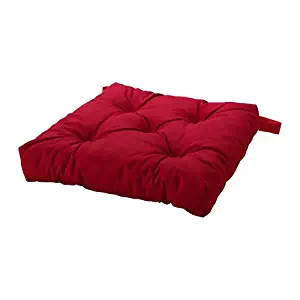 Ikea Malinda Chair Cushion, Chair Pad, Red Set of 4