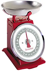 Hanson T500 red Traditional 5kg Mechanical Kitchen Scales by Hanson