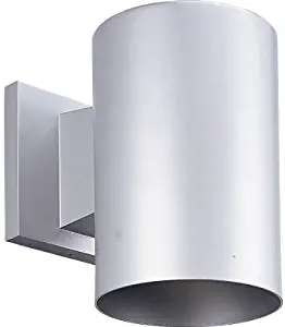 Progress Lighting P5674-82 1-Light 5-Inch Wall Cylinder , Metallic Gray by Progress Lighting