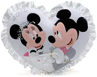 Disney Mickey and Minnie Mouse Wedding Pillow Cushion Plush Soft