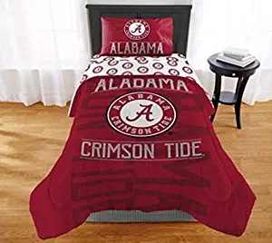 The Northwest Company NCAA Alabama Crimson Tide Affiliation Twin XL Comforter Set #536234372