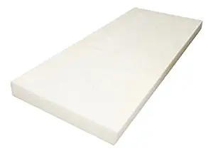 Mybecca Firm Foam Sheet, 2" H X 24" W X 72" L, High Density