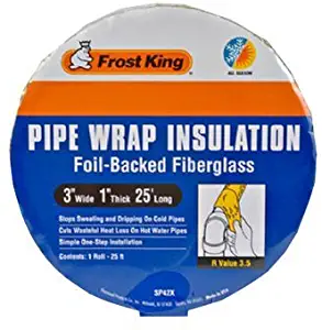 Thermwell #SP42X 1x3x25&apos; Fiberglass Pipe Wrap