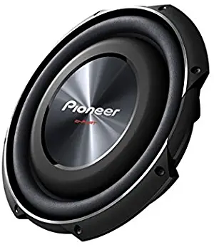 PIONEER TS-SW3002S4 12" 1,500-Watt Shallow-Mount Subwoofer with Single 4ohm Voice Coil