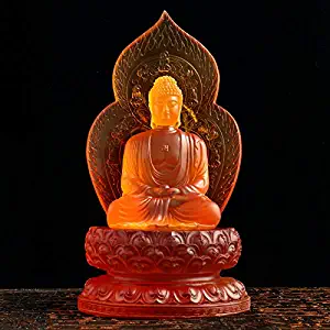 LKXZYX Buddha Statue Ornament for Home Buddah Statues Gift handicrafts Guanyin Bodhisattva Amitabha Buddha Sakyamuni Buddha Statue Decoration