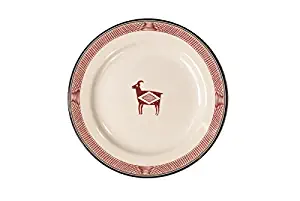 Mimbreño Salad Plate (Original Maroon), Made 100% in USA