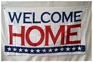 3x5 Welcome Home 13 Stars Flag 3'x5' Banner Brass Grommets