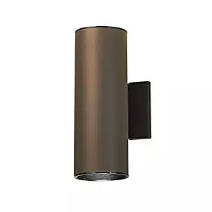 Kichler 9244AZ, Aluminum Outdoor Wall Sconce Lighting, 130 Total Watts, Architectural Bronze