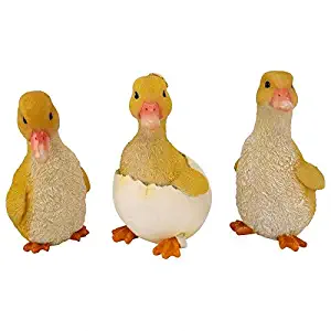 Design Toscano QM200 Duckling Brood Garden Statues, Full Color