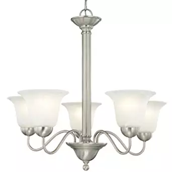 Thomas Lighting SL8811-78 Riva 5-Light Brushed Nickel Chandelier Five