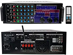 SINGTRONIC KA-2000DSP Professional DJ/KJ 2000W Digital Mixing Amplifier with HDMI, Bluetooth Function Send and Receive from Any Smart Devices, USB Recording