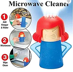 Angry Mama Microwave Steam Cleaner—Steamer for Cleaning—Cute—Innovative—Quick Clean—Microwave Clear, Kitchen Gadget.