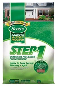 Scotts 39180 LawnPro Step 1 Crabgrass Preventer Plus Lawn Fertilizer