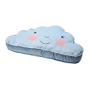 Ikea Cushion Pillow Blue Smiling Cloud Accent Kids Children Toy Throw