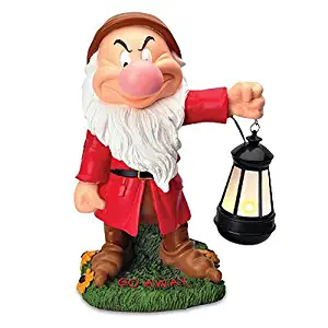 WOODS INTERNATIONAL 4092 Grumpy Solar Statue