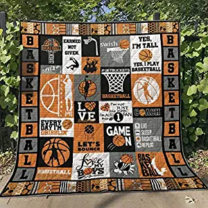 Gearsly Baseball Quilt | All-Season Quilts Comforters with Reversible Cotton King/Queen/Twin Size | Best Decorative Unique Banklet for Traveling, Picnic, Beach Trip, Concert, Home and Gift