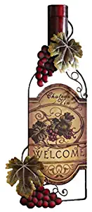 Accents Depot Vineyard Wine Bottle Kitchen Wall Art