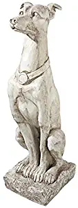 Design Toscano Art Deco Whippet Greyhound Sentinel Dog Statue