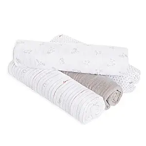 ED Ellen DeGeneres Crafted by aden by aden + anais 4-Pack Iconic Muslin Swaddles