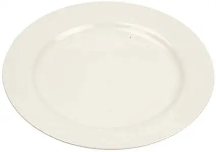 Ivory Rim Porcelain Charger Plate- Set of 6