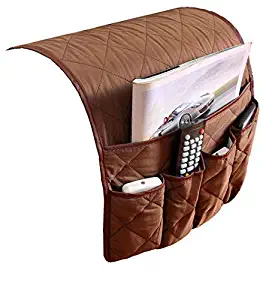 PUTING Sofa Couch Armrest Cover Double Sided Waterproof Armrest Organizer, Fits for Phone, Book, Magazines, TV Remote Control