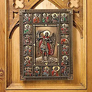 Design Toscano St. Michael The Archangel Cathedral Icon Wall Sculpture