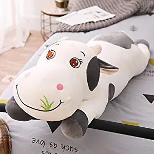 140Cm Large Size Toys Cute Cow Plush Toys Stuffed Soft Down Cotton Cattle Plush Doll Pillow Cushion Holiday Must Haves Gift Box The Favourite Anime Superhero Classroom Toy Unboxing