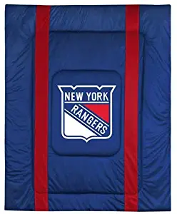 NHL New York Rangers Sideline Comforter Queen