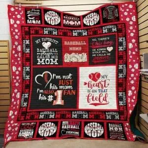 This Boy Call Me Mom Quilt| King Queen Twin Size | Best Decorative Unique Banklet for Traveling, Picnics, Beach Trips, Concerts, Home and Gifts