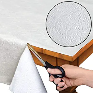 Quilted Heavy Duty Table Pad Protector With Flannel Backing - Cut To Fit - 52" x 108"