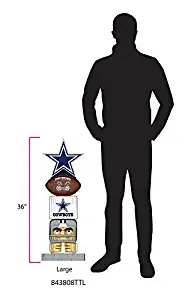 Team Sports America Dallas Cowboys Large 36 inch NFL Tiki Totem Statue