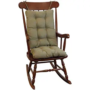 Klear Vu Gripper Twill Jumbo Rocking Chair Cushion (Bronze)