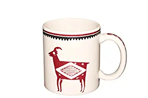 Mimbreño 11 oz Bighorn Sheep Mug (Original Maroon), Made 100% in USA