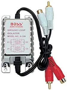 BOSS Audio Systems Ground Loop Isolator B25N noise Filter for Car Audio Systems