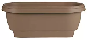 Bloem Deck Balcony Rail Planter 24" Chocolate