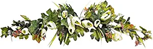 V-Max Floral Decor 36 inches Tulip Swag for Wedding Party Home Garden, Wedding Arch Garden Wall Decoration, Weddings, Cream