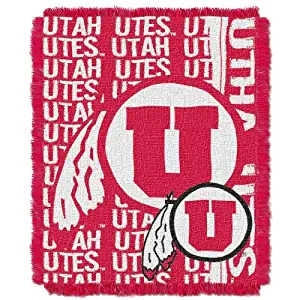 Officially Licensed NCAA "Double Play" Triple Woven Jacquard Throw Blanket, 48" x 60", Multi Color