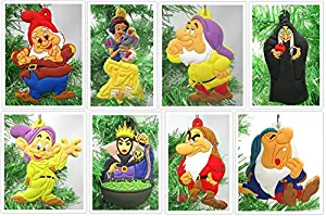 Snow White Christmas Tree Ornaments Featuring Snow White and Various Dwarfs Characters